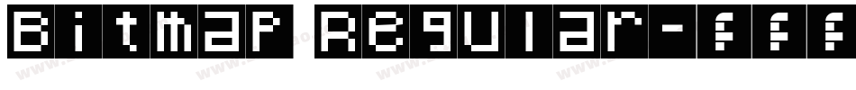 Bitmap Regular字体转换
